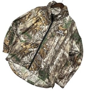 Seattle Seahawks Realtree Camo NFL Team Apparel Windbreaker Jacket Mens Size S